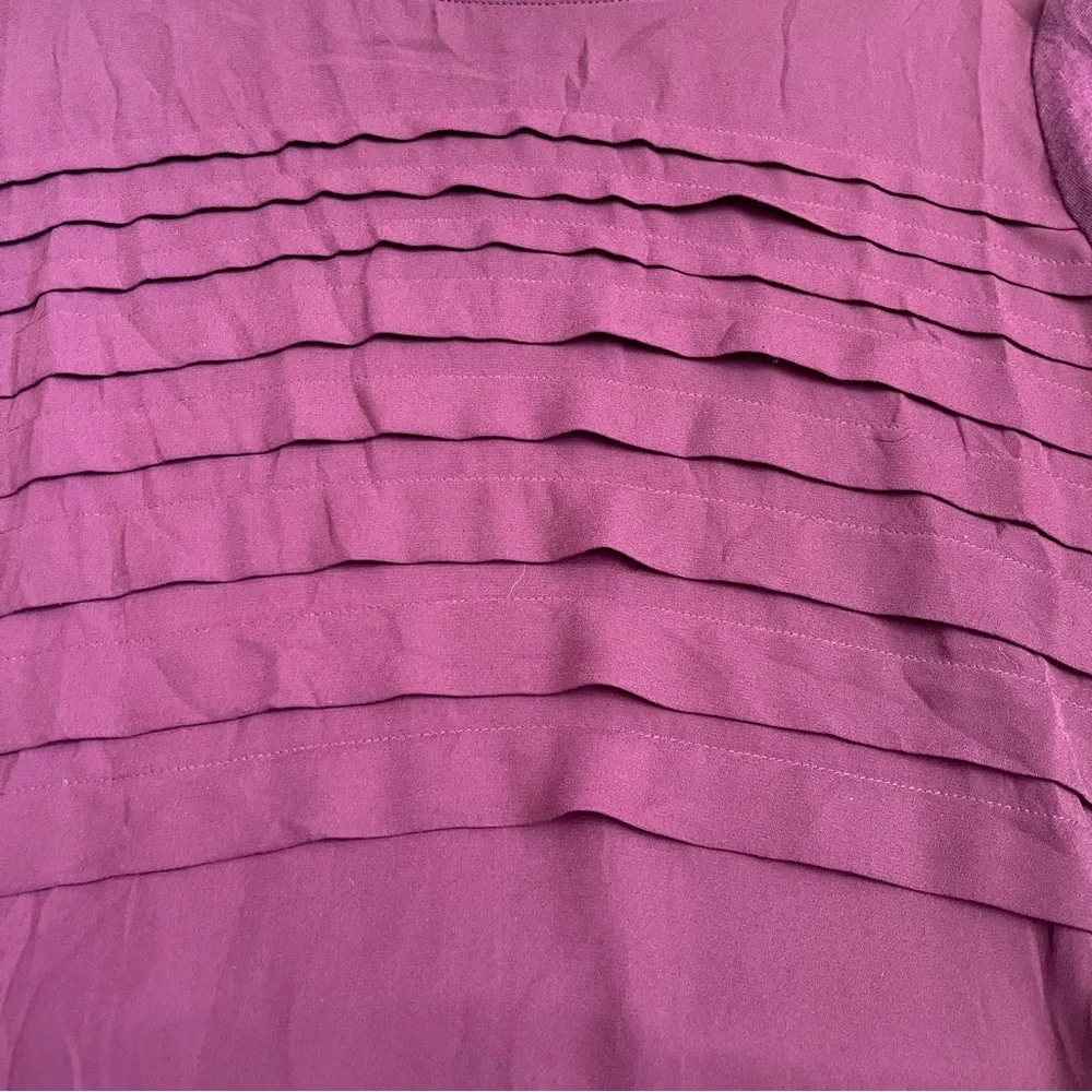 Loft Outlet Purple Ruffle Tee - Picture 3 of 4